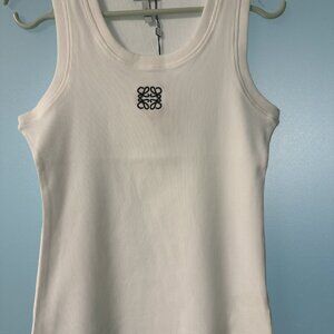 Loewe women's white tank top